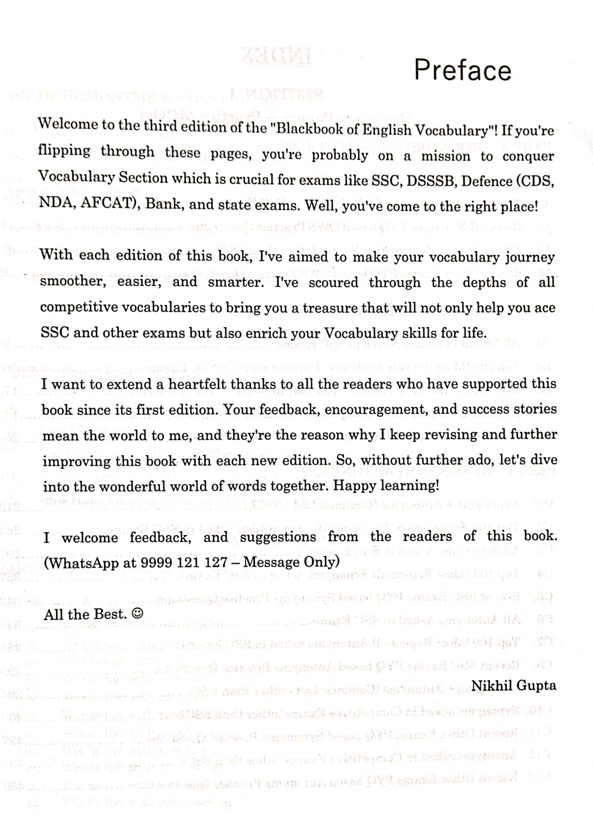 Topper's Choice Original BLACKBOOK of English Vocabulary by Nikhil Gupta – SSC, DSSSB, Defence, and Competitive Exams (2024 Edition) – One Word Substitutions, Idioms, Synonyms, Antonyms, Phrasal Verbs, & More – 20000+ Words (English/Hindi)