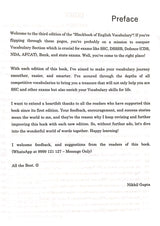 Topper's Choice Original BLACKBOOK of English Vocabulary by Nikhil Gupta – SSC, DSSSB, Defence, and Competitive Exams (2024 Edition) – One Word Substitutions, Idioms, Synonyms, Antonyms, Phrasal Verbs, & More – 20000+ Words (English/Hindi)