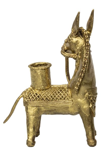 Dokra Candle Stand – Horse - Retail Maharaj