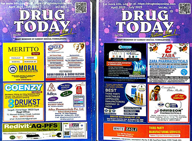 Drug Today ( Vol - I & II ) April 2025 - July 2025 - Retail Maharaj