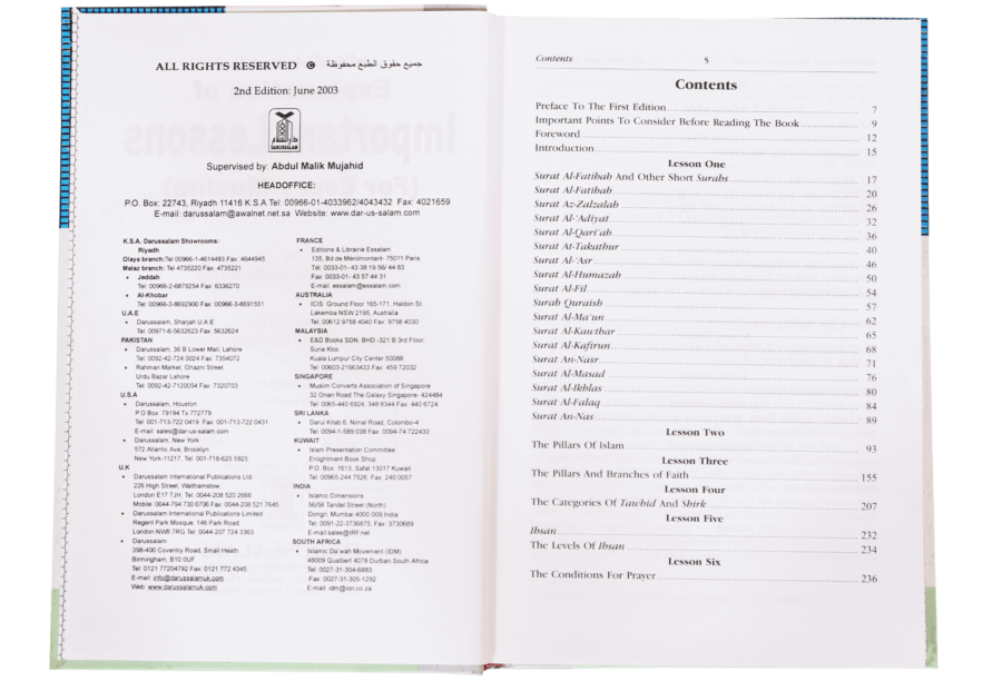 Explanation of Important Lessons (for Every Muslim) - Retail Maharaj