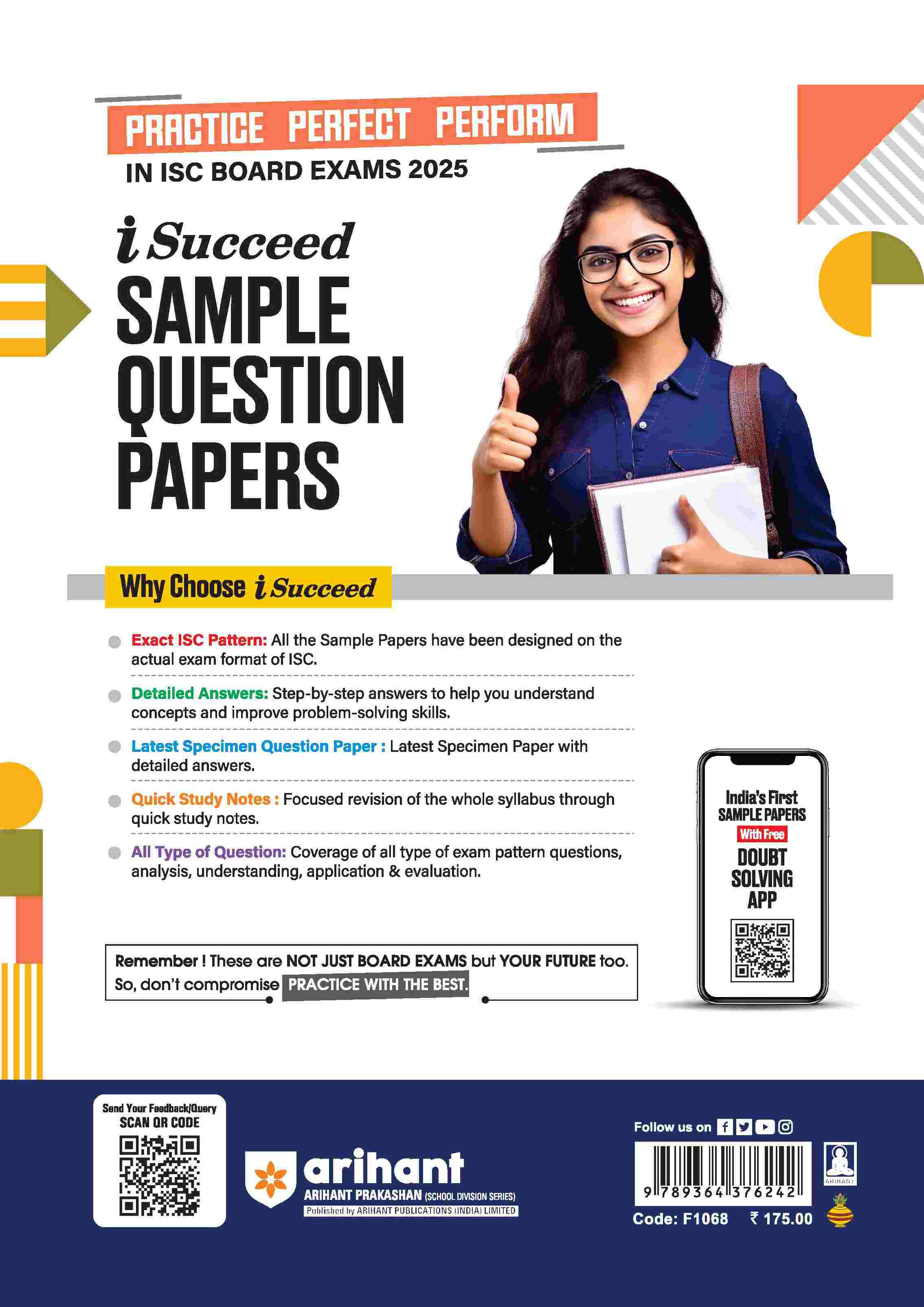 i-Succeed ISC Literature in English (Paper 2) Class 12th | 10 Sample Question Papers | For ISC Exams 2025