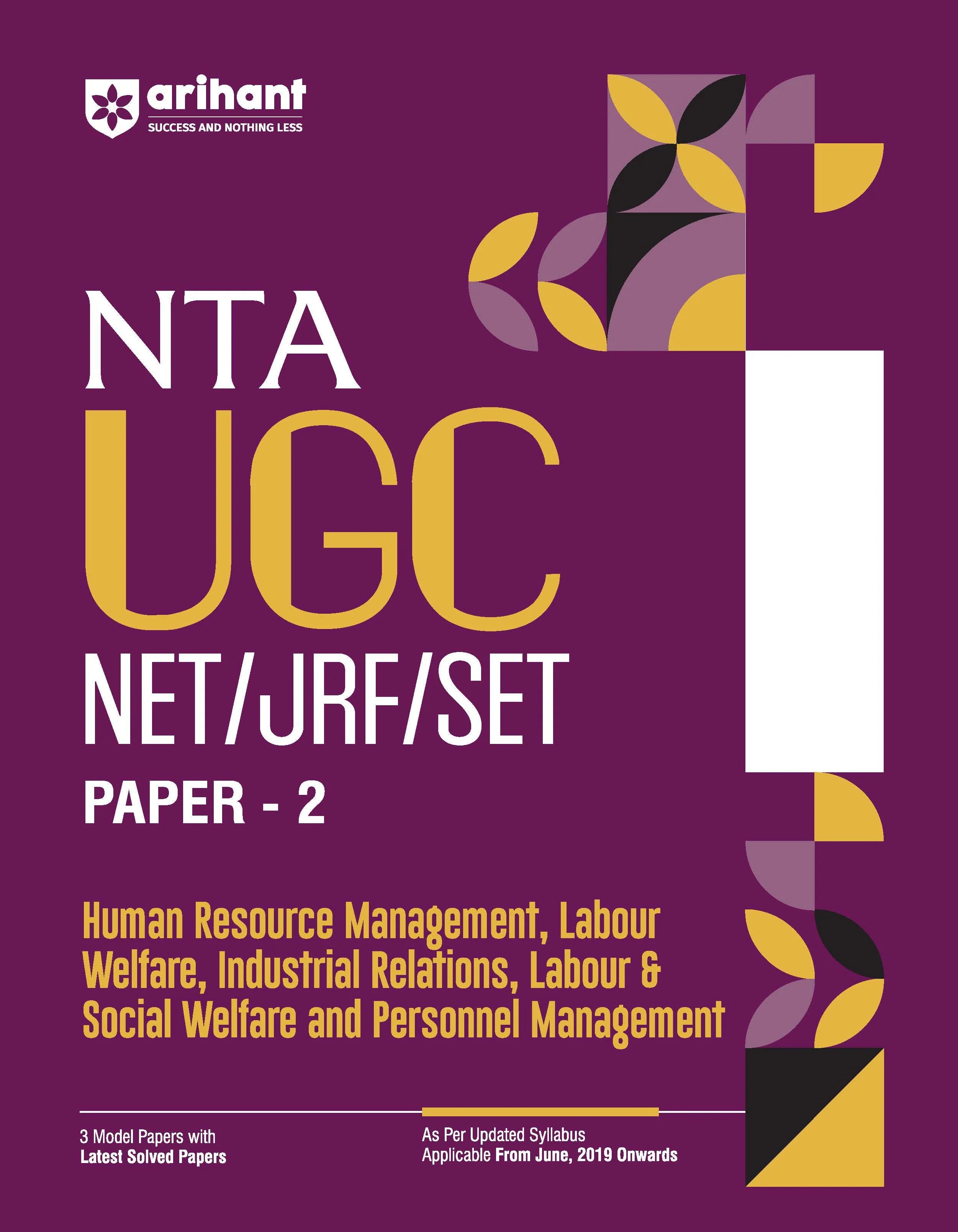 NTA UGC NET /JRF/SET 2025 - Study Guide Human Resource Management, Labour Welfare, Industrial Relations, Labour &amp; Social Welfare and Personnel Management - Paper-2 - Retail Maharaj