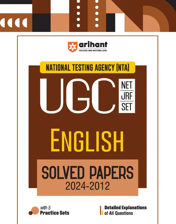 NTA UGC NET /JRF/SET 2025 - English Solved Papers (2024-2012) - Retail Maharaj
