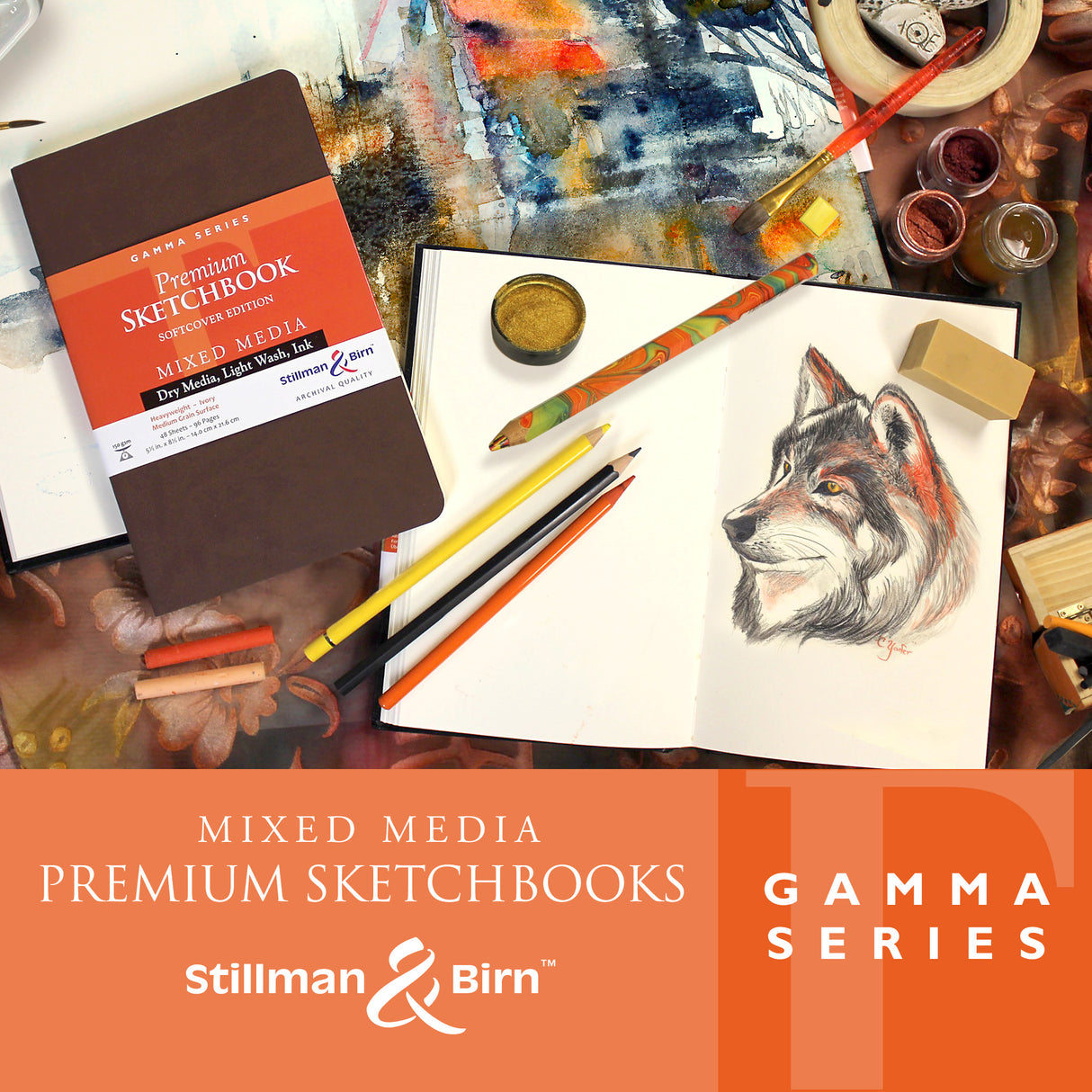 Stillman Birn Gamma Series Ivory Medium Grain Sketchbook