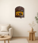 Royal Procession Wooden Magazine Holder – Hand-Painted Rajasthani Art - Retail Maharaj