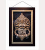 Divine Maa Durga Wall Art – Handcrafted Jute-Wood Eco Sculpture in Mahishasura Mardini Form - Retail Maharaj