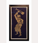 BANGLAR BAUL – Eco-Friendly Water Hyacinth Fiber Wall Art | Handcrafted Bengali Baul Tradition Wall Hanging - Retail Maharaj