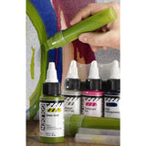 Golden High Flow Acrylic Marker Set of 5 Professional Refillable Artist Marker Set