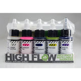 Golden High Flow Acrylic Marker Set of 5 Ink Like Acrylic Colours with Refillable Markers for Drawing Airbrush and Mixed Media