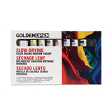 Golden OPEN Slow Drying Acrylics Modern Color Mixing Theory Set of 8