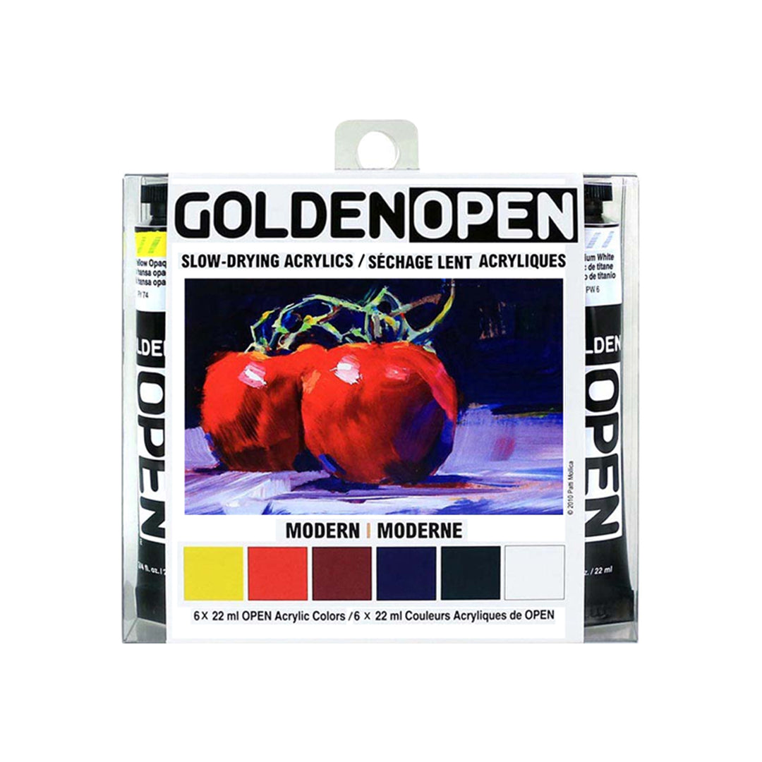 Golden Heavy Body Acrylic Introductory Set of 6 Modern Colors