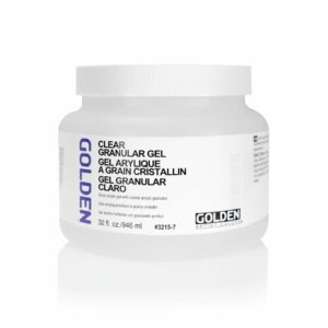 Golden Clear Granular Acrylic Gel Medium for Textured Effects - Retail Maharaj