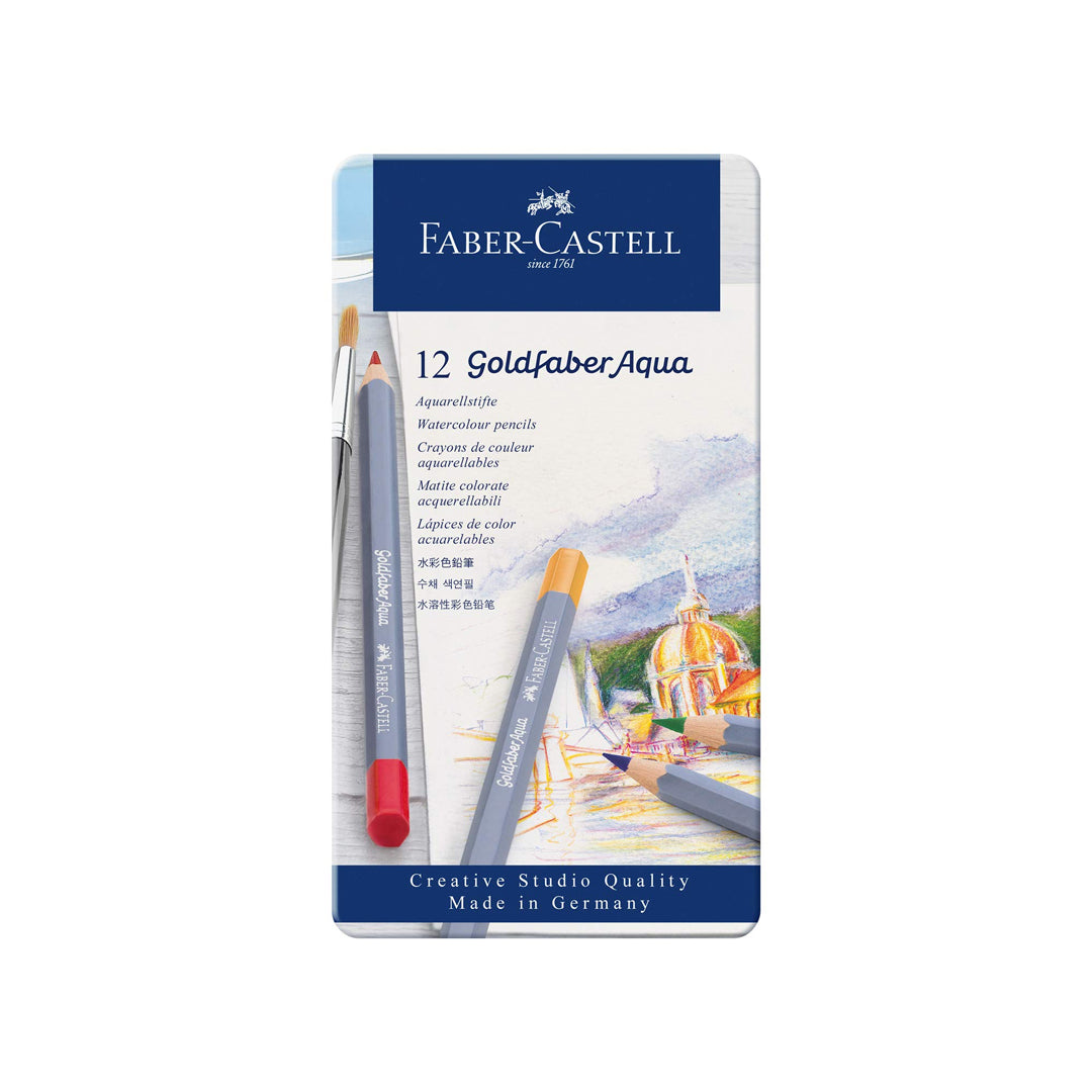 Faber Castell Goldfaber Aqua Watercolour Pencils Artist Colour Set