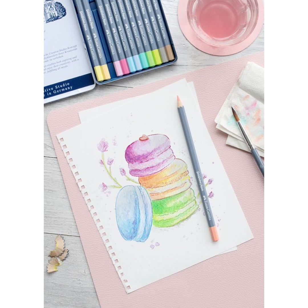 Faber Castell Goldfaber Aqua Watercolour Pencils Artist Colour Set