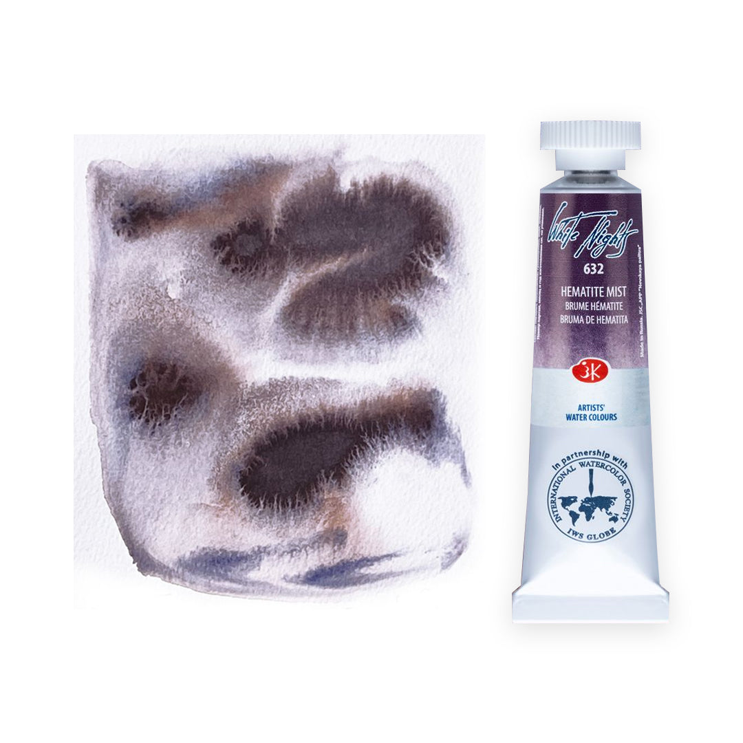 White Nights Granulating Watercolour Tubes 10ml – 33 Individual Shades