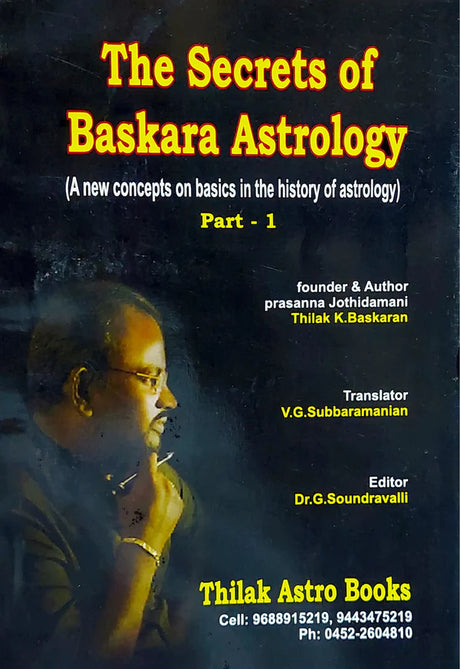 The Secrets Of Baskara Astrology (Part-1) [English] By Thilak K Baskaran - Retail Maharaj