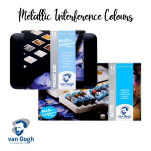 Royal Talens Van Gogh Watercolour Metallic and Interference Sets - Retail Maharaj