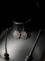 Dancing Peacock Pendant Set