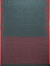 Tangail Cotton Saree – Pine Green - Retail Maharaj