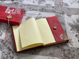 Lal Kham Notepad – Memoirs of Red Earth | Handcrafted with Tribal Art & Eco-Friendly Paper - Retail Maharaj