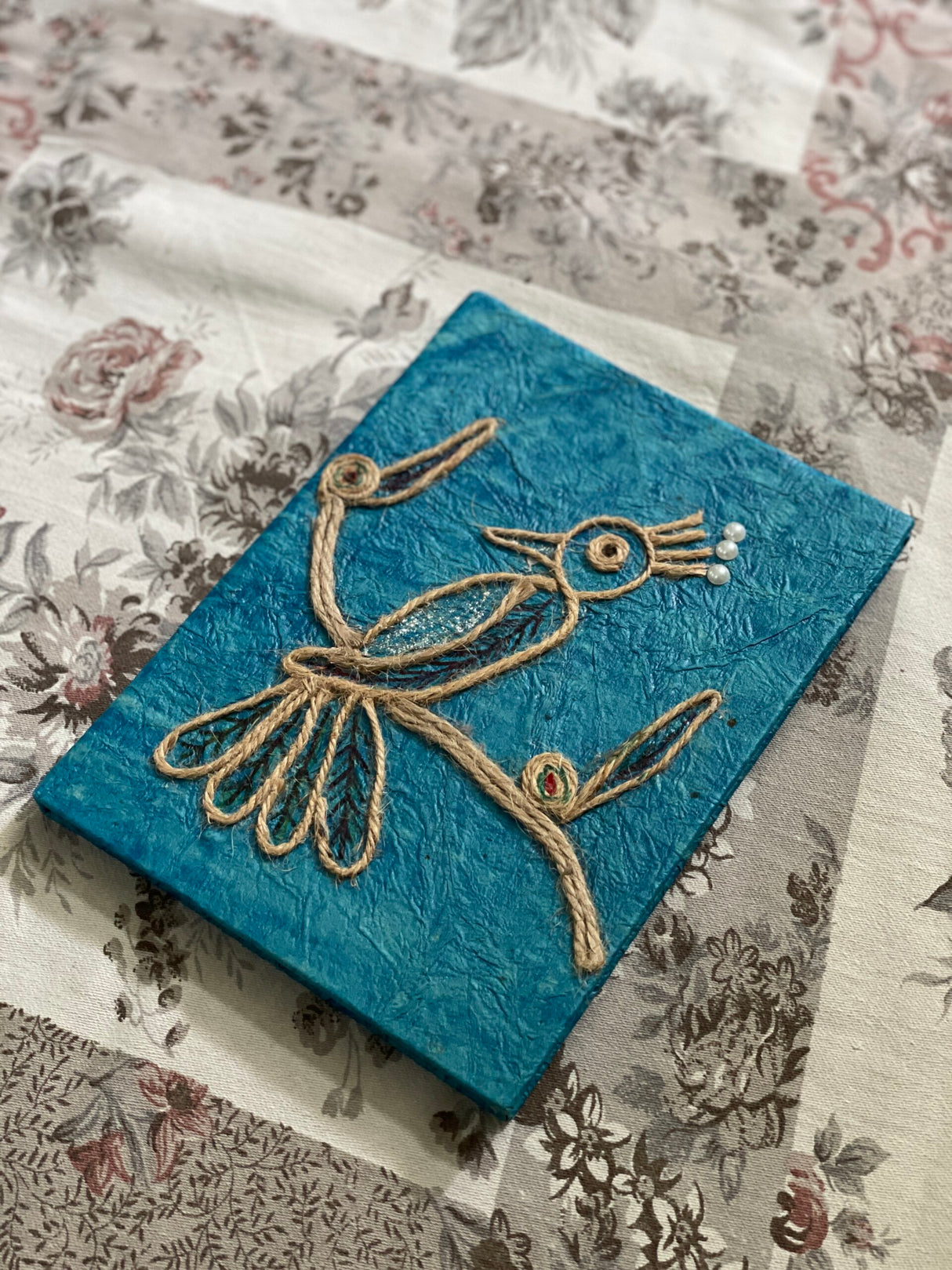 Neel Tara Journal – Ocean of Thoughts | Handmade Turquoise Notebook for Mindful Journaling - Retail Maharaj
