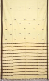 Begumpuri Cotton Saree – Lemon Yellow
