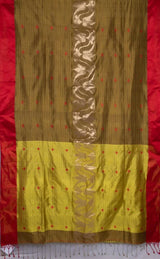 Handwoven Tangail Silk Saree – Multi Colour