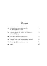 Matthew Arnold Culture and Anarchy (English Version) (Questions and Answers)
