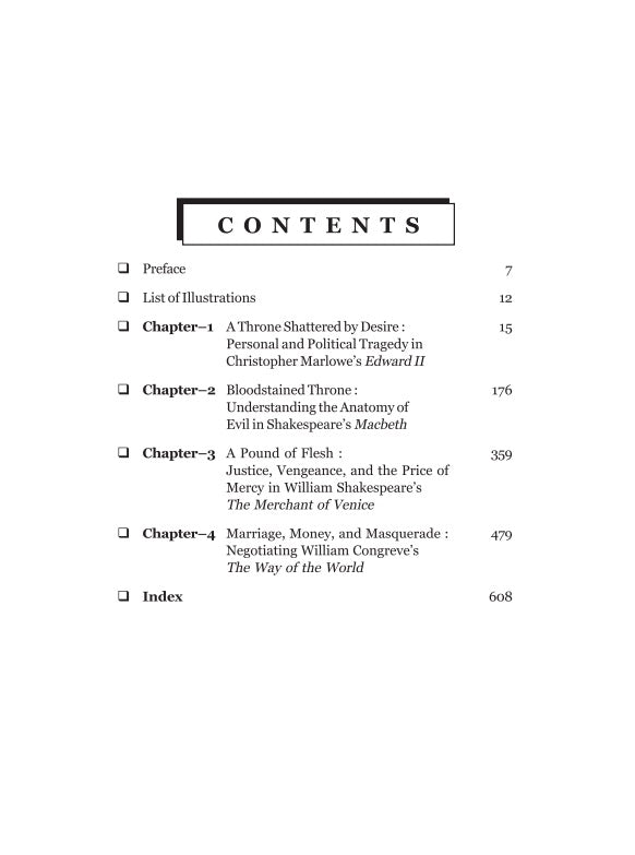 An Intro. to British Drama: Compre. Study from Elizabethan to Resto. Period (English Version) SEMESTER-4, B.U (Critical Edition) - Retail Maharaj