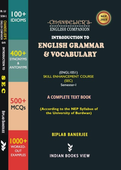 ENGLISH GRAMMAR & VOCABULARY (SEC) (ENGL1051), SEMESTER-1, B.U (English Version) - Retail Maharaj