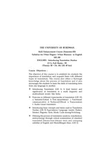 Introduction to Translation Studies: Theories, Concepts, and Applications (SEC-III) (ENGL3051), Semester-3, BU (English Version) - Retail Maharaj
