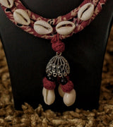 Cowrie Charm Tribal Necklace Set