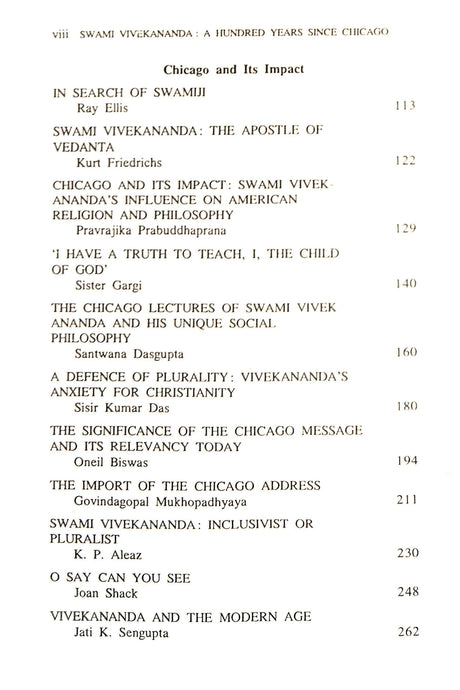 Swami Vivekananda: Hundred Years Since Chicago: Commemorative Volume - Retail Maharaj