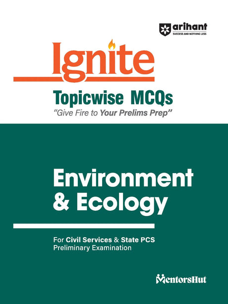 Ignite Topicwise MCQs Environment & Ecology For UPSC & State Pre Pcs Exams | English Medium - Retail Maharaj