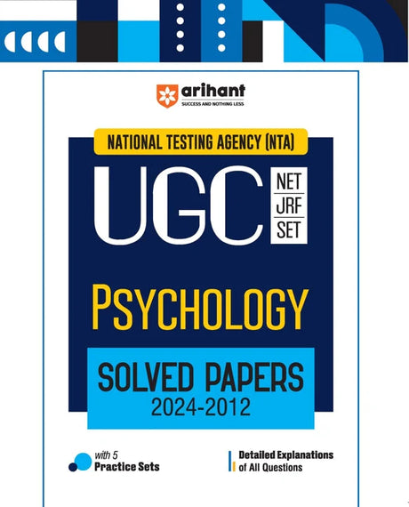 NTA UGC NET /JRF/SET 2025 - Psychology Solved Papers (2024-2012) - Retail Maharaj