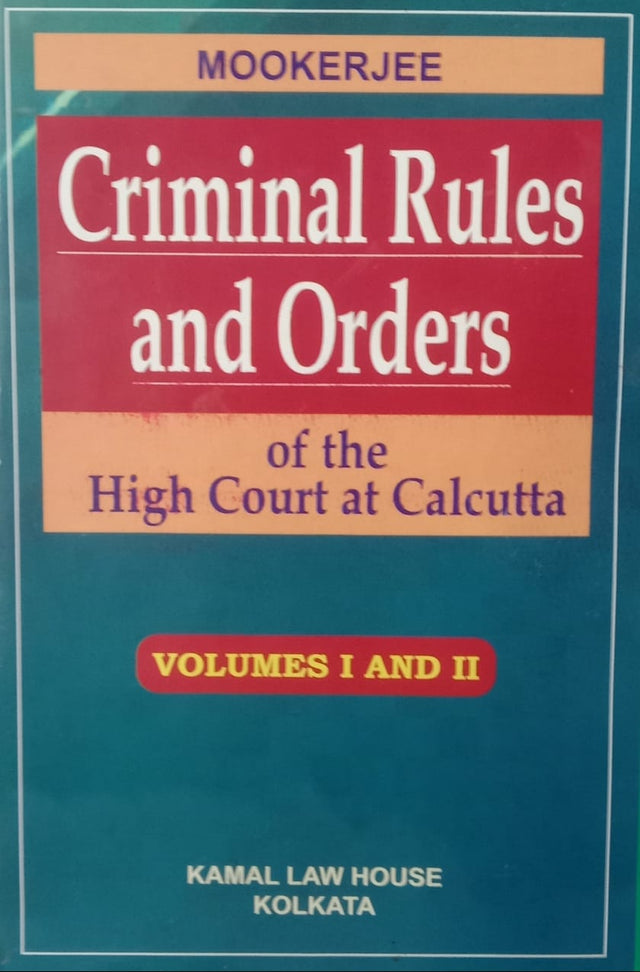 CRIMINAL RULES & ORDERS of Calcutta High Court - Retail Maharaj
