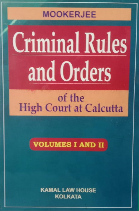 CRIMINAL RULES & ORDERS of Calcutta High Court - Retail Maharaj