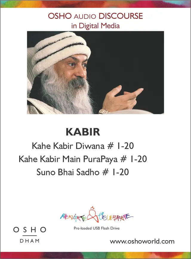 Osho on Kabir hindi audio Discourse in Pendrive - Retail Maharaj