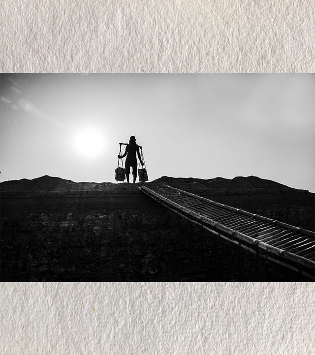 Work Hard – Silhouette of Resolve, Taki – Fine Art Photograph by Sayantan Sengupta - Retail Maharaj