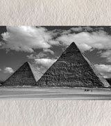 Timeless Geometry – Pyramids of Cairo – Fine Art Photograph by Sayantan Sengupta - Retail Maharaj