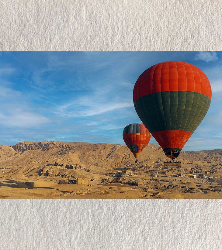 Hot Air Balloon Ride – Luxor, Egypt by Sayantan Sengupta