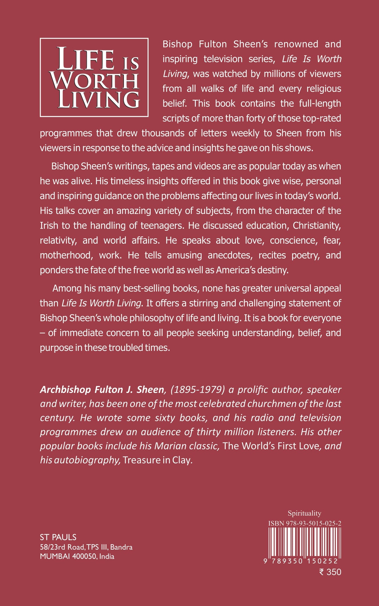 Life Is Worth Living - Retail Maharaj