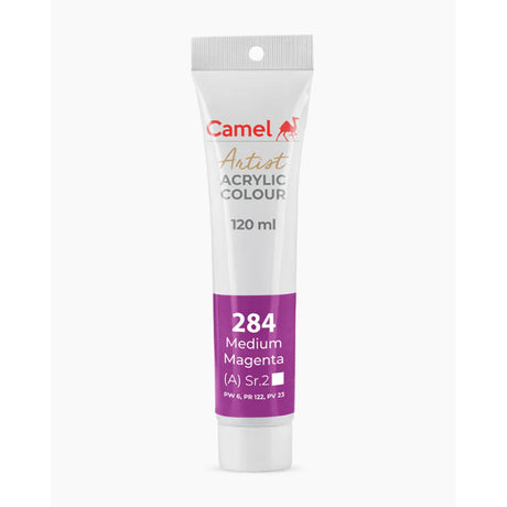 Camel Artist Acrylic Colours (Individual Tube of 120ml) - Retail Maharaj