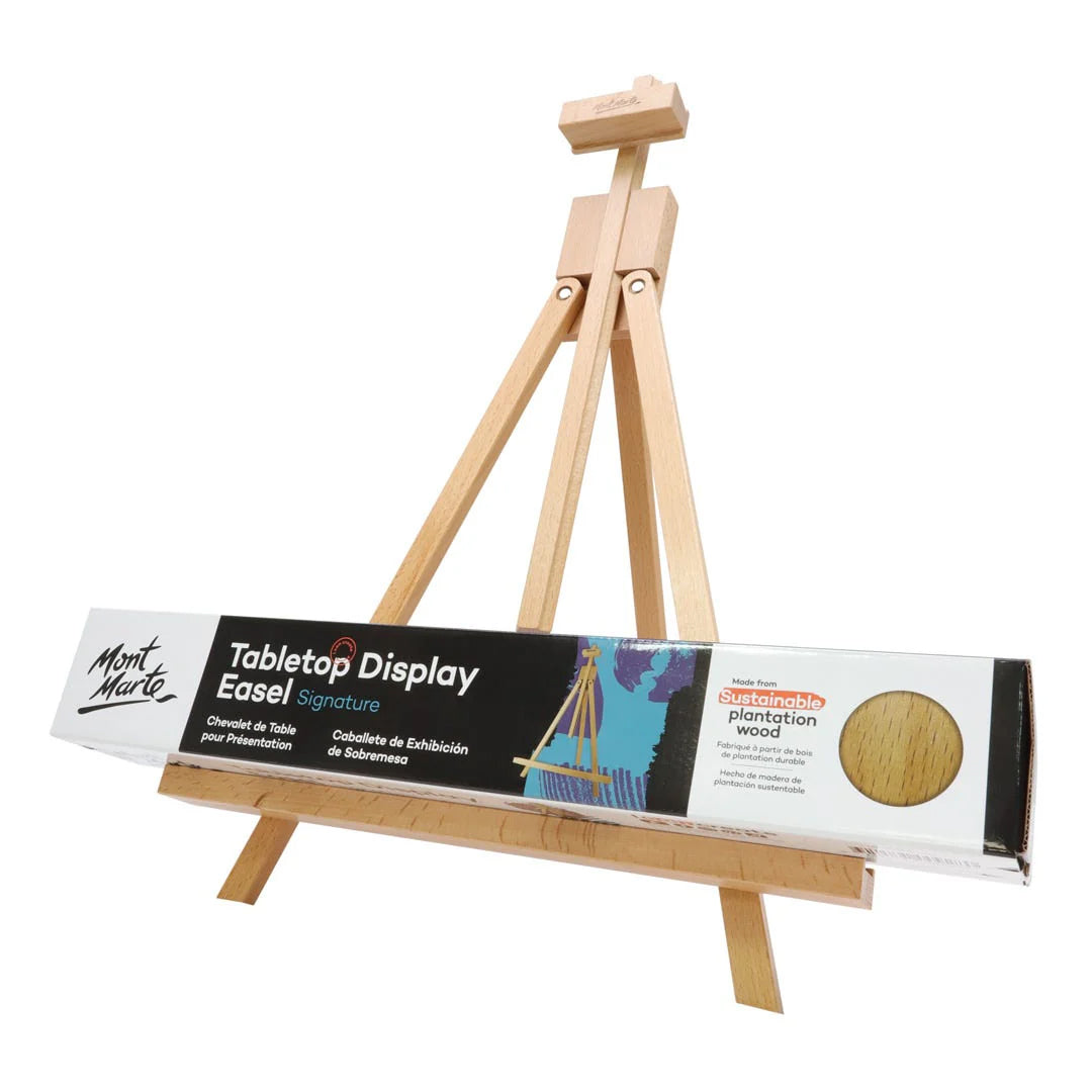 Mont Marte Signature Tabletop Display Easel for Art and Presentation