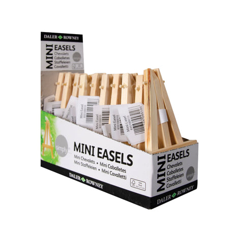 Daler Rowney Simply Mini Wooden Tabletop Display Easel - Retail Maharaj