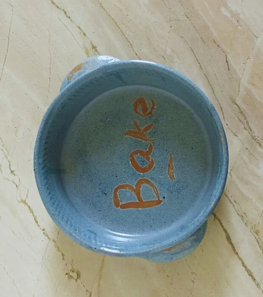 Porcelain Pie Dish for Baking – Handcrafted by Artist Juin Mayne