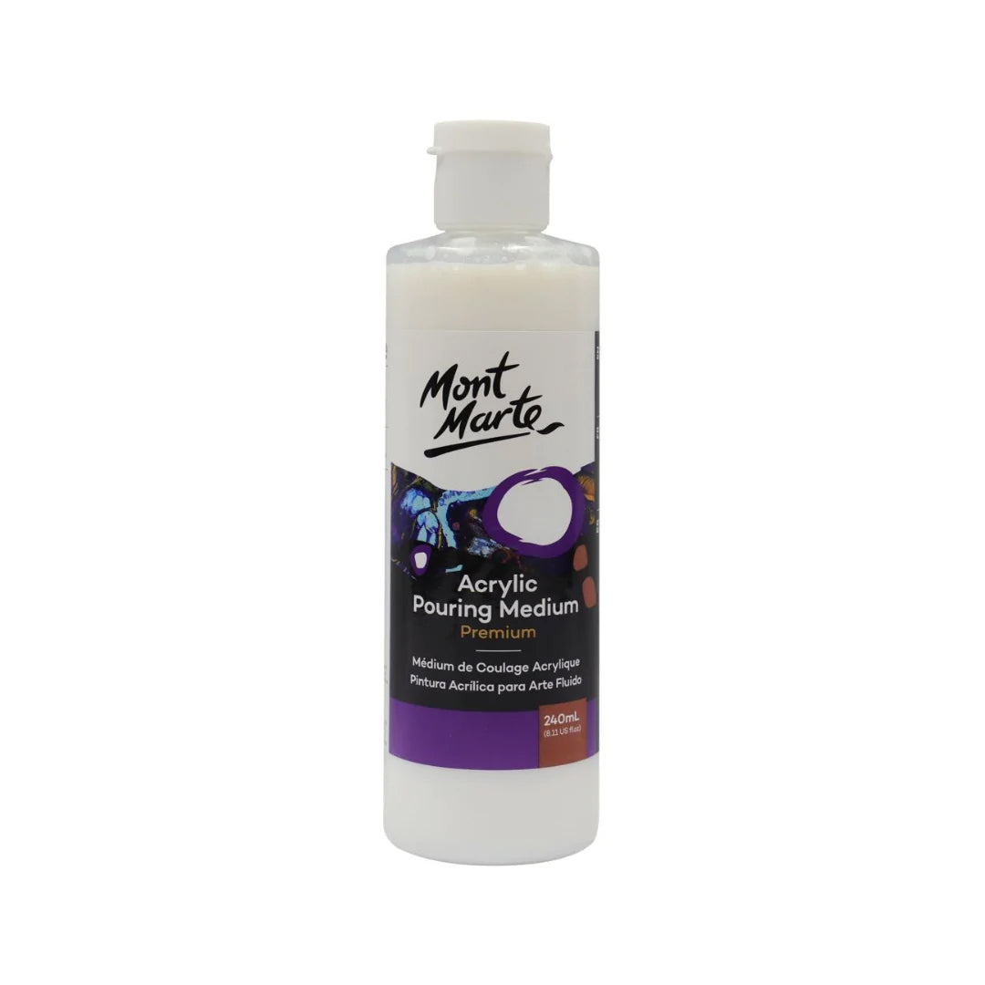 Mont Marte Acrylic Pouring Medium – Fluid Art & Acrylic Flow Medium