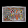 Ram Vanvas Handpainted Madhubani Painting – Ramayana Forest Exile Scene in Mithila Folk Art (37.5 x 25 inch) | Spiritual Wall Décor for Temple & Home - Retail Maharaj