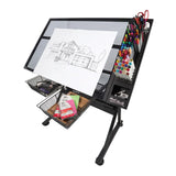Mont Marte Adjustable Creative Art Station Desk with Storage - Retail Maharaj